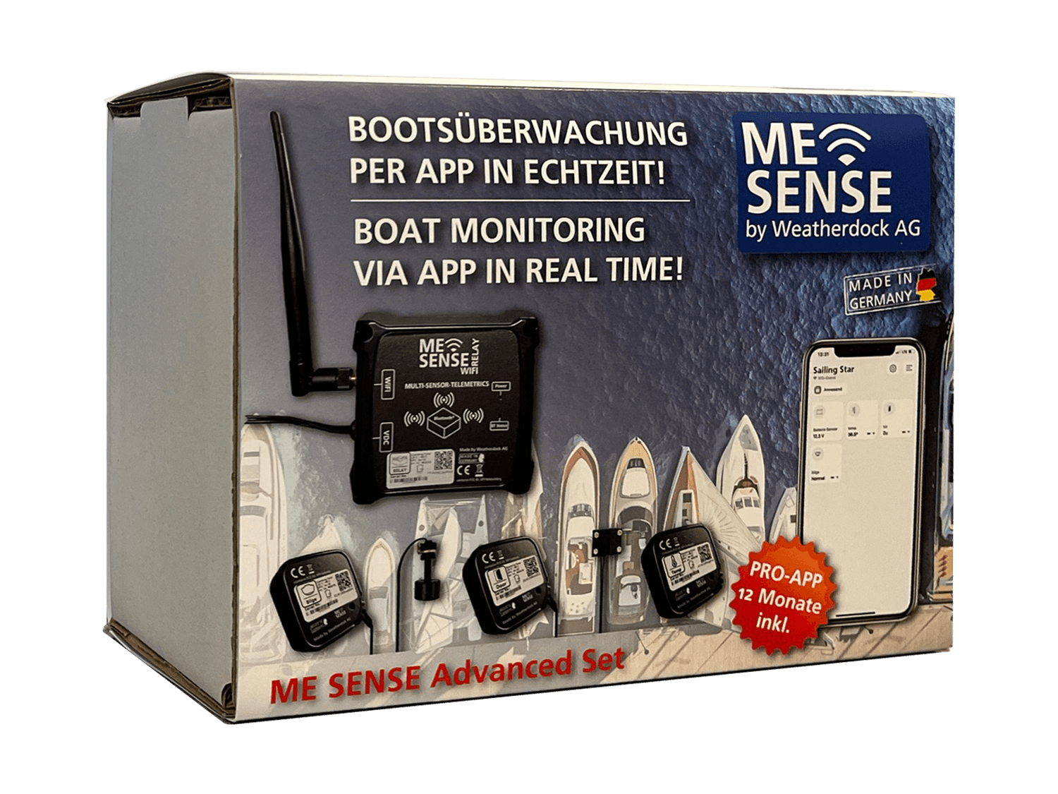 ME SENSE Advanced, kit de monitorização de bordo