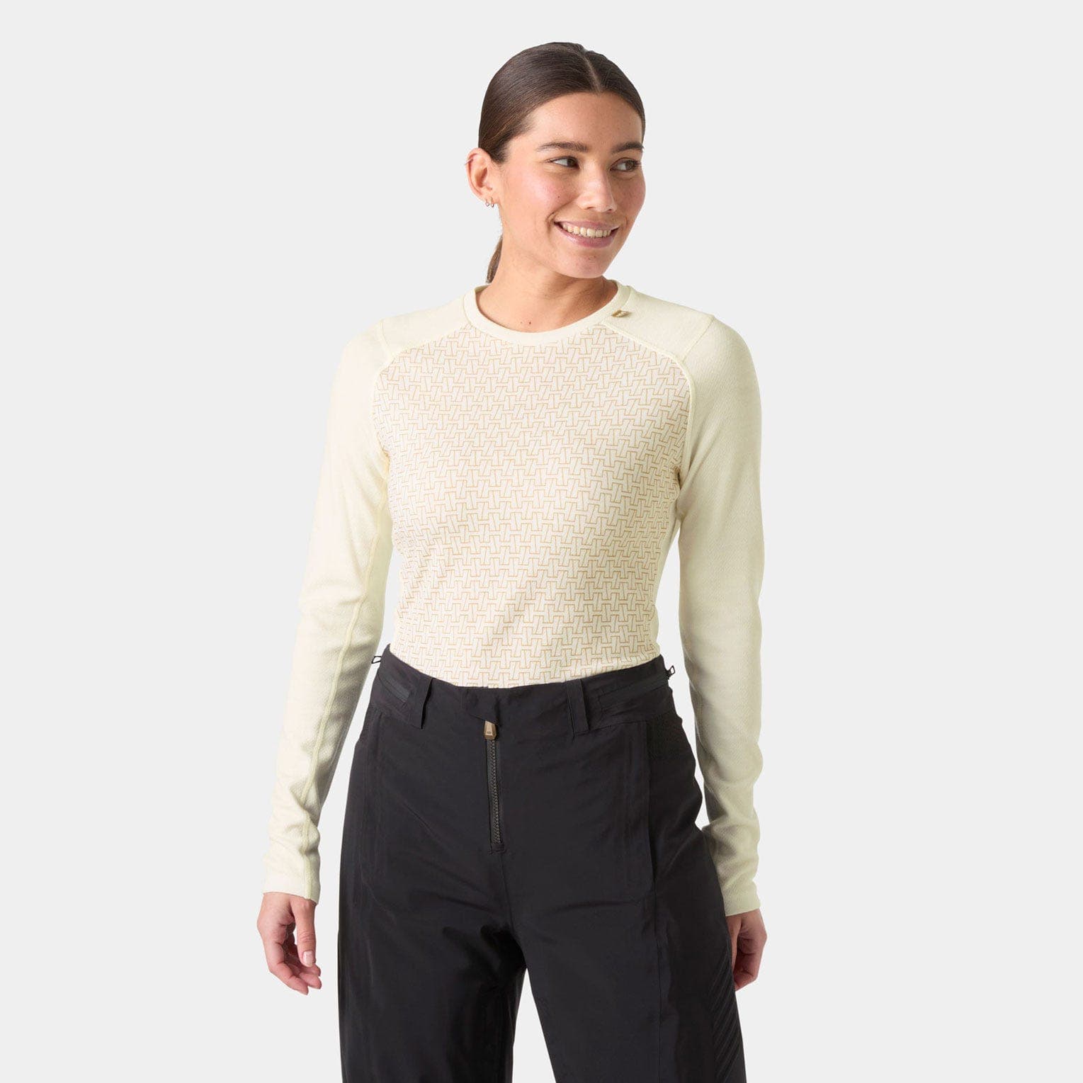 Helly Hansen W LIFA MERINO MIDW GRA CREW - cor 047