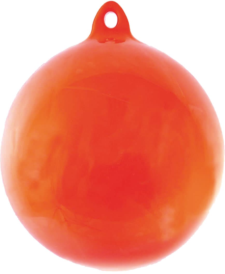 Boia de sinalização Majoni, um olhal, 350 × 400 mm, laranja
