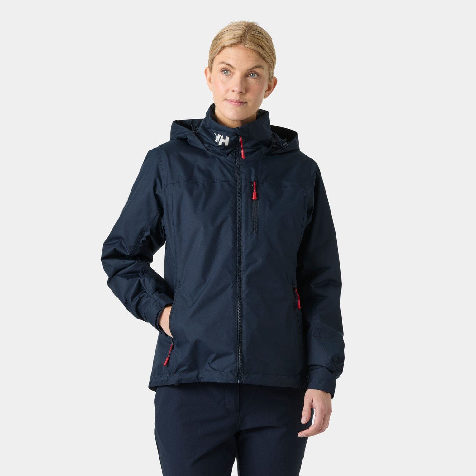 Helly Hansen W CREW HOODED PILE JACKET - cor 597