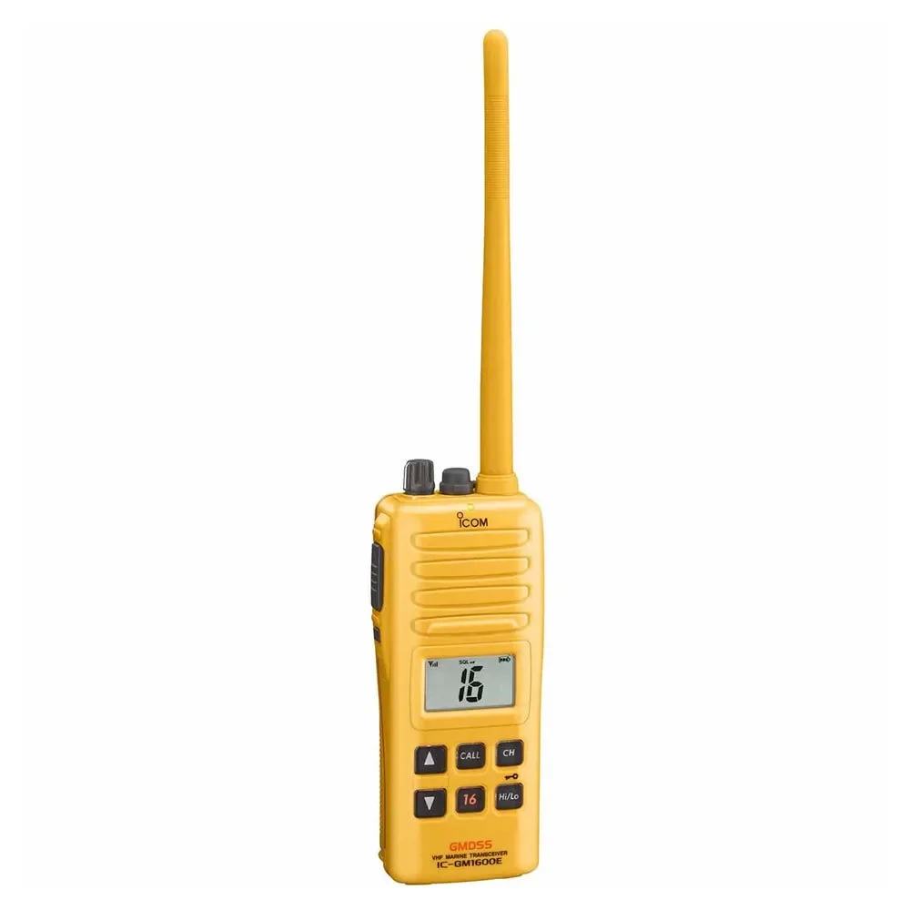 IC-GM1600E - Rádio Portátil de VHF Marítimo de Emergência