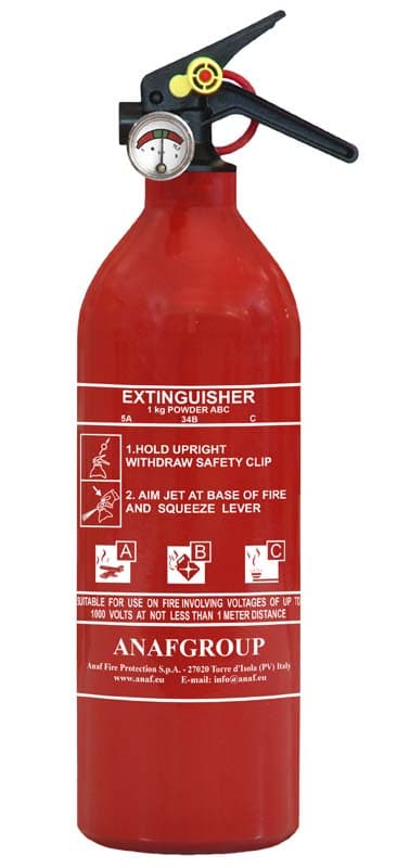 Extintor Pó Químico ABC 1 kg SOLAS