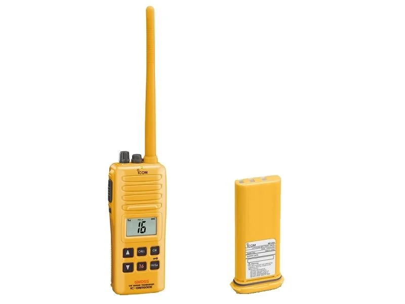 Pack Rádio Portátil de VHF Marítimo de Emergência com bateria BP-234