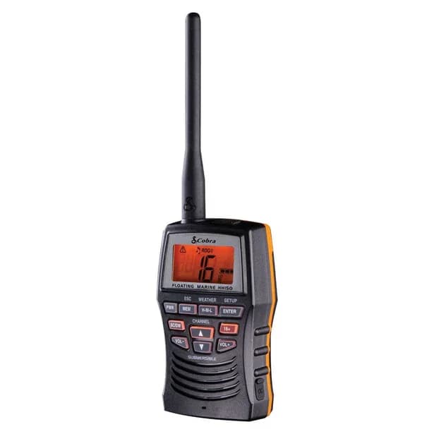 Rádio VHF Portátil COBRA MH150 c/ DSC e GPS