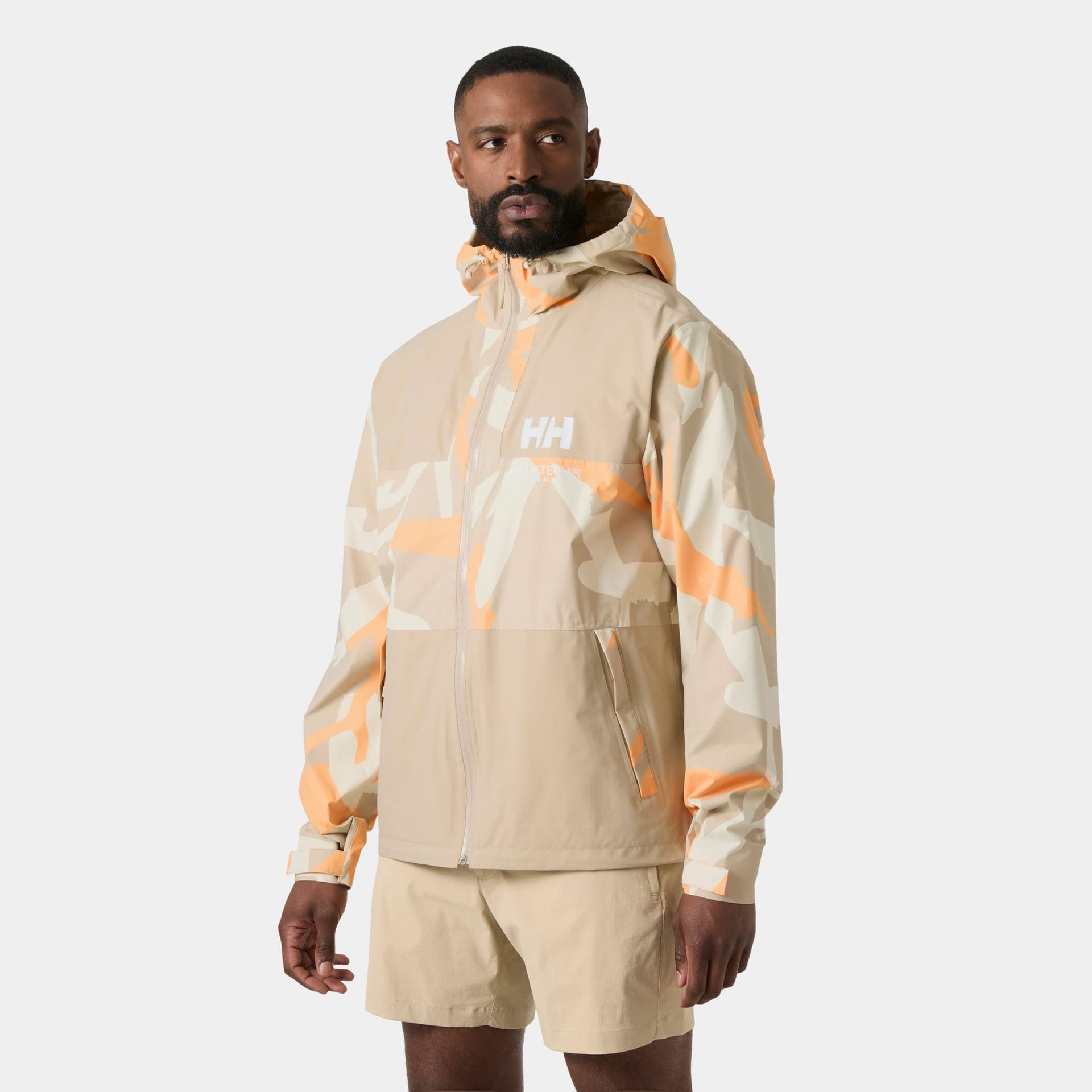 Helly Hansen ACE GRAPHIC RAIN JACKET - cor 078