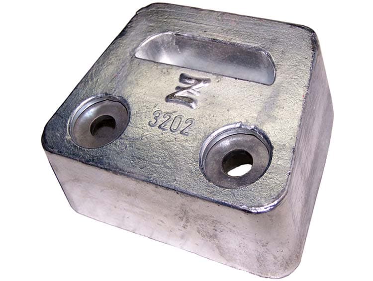 Ânodo de zinco compatível com Volvo Penta SX/DPS, OEM 3854130