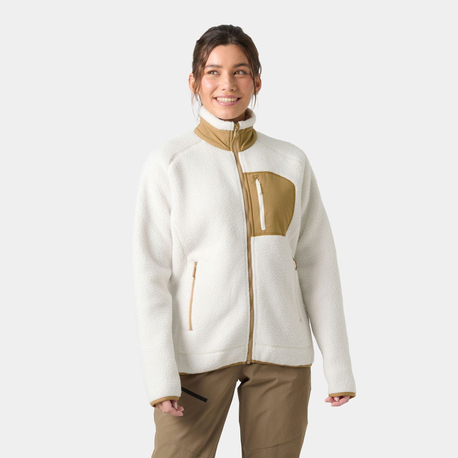 Helly Hansen W IMPERIAL PILE BLOCK JACKET - cor 046