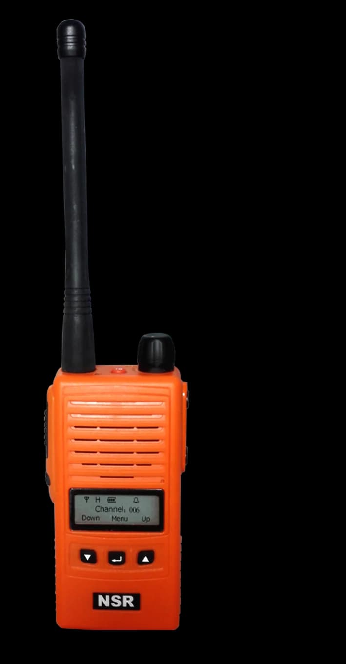 Rádio VHF portátil GMDSS NSR NTW-1000