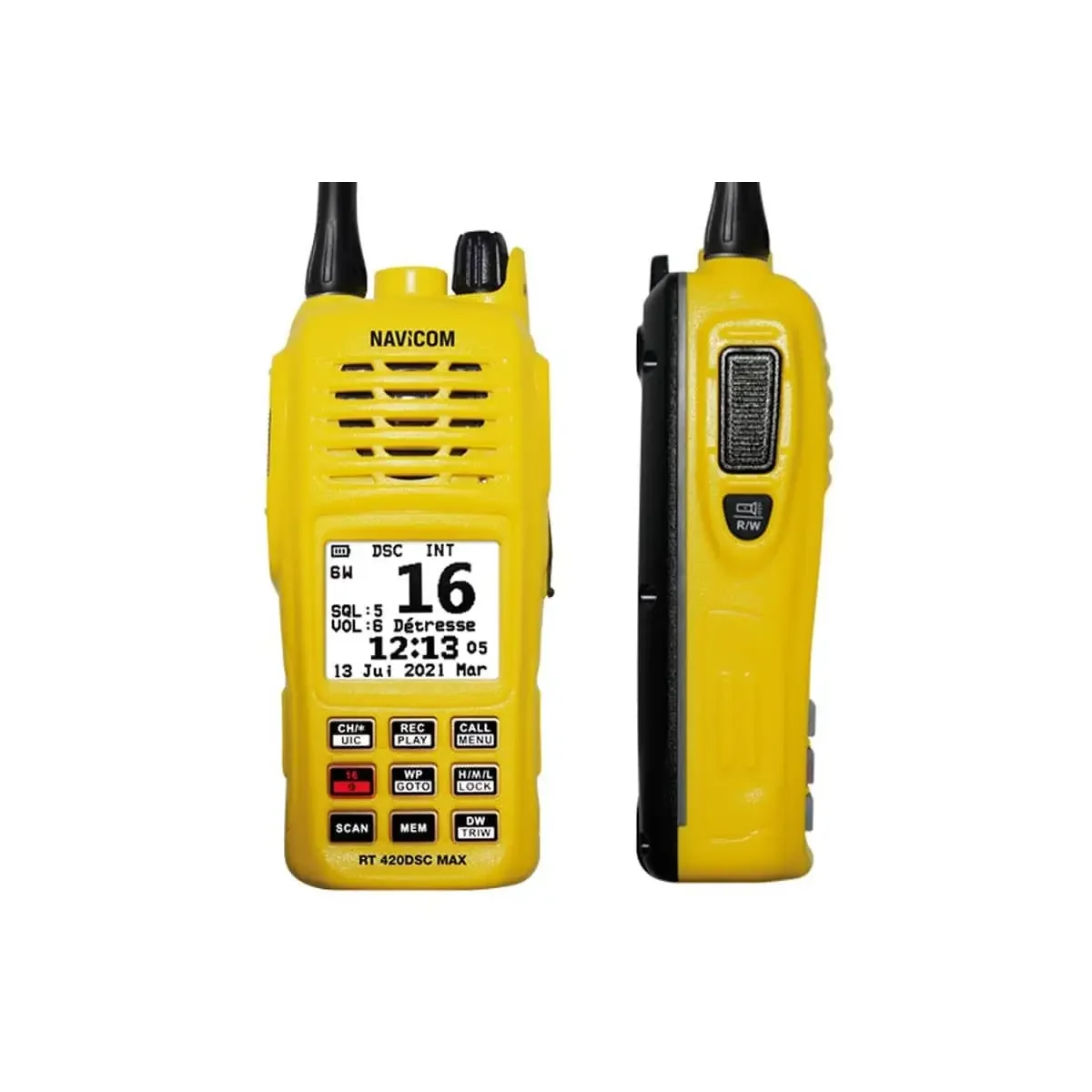 Rádio VHF Portátil Navicom DSC GPS