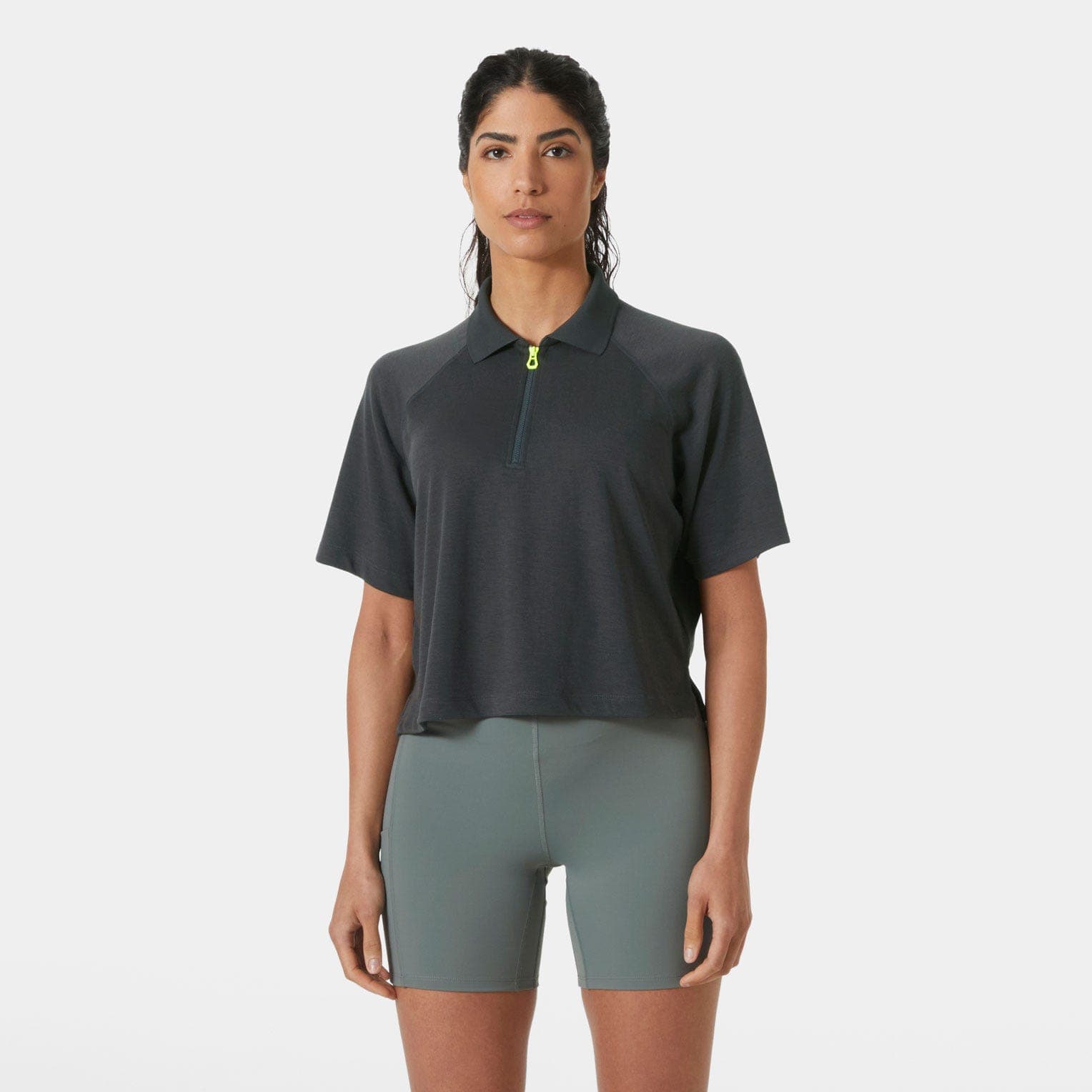 Helly Hansen W INSHORE ZIP CROP POLO - cor 980