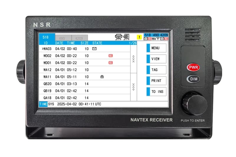 Recetor NAVTEX NSR NVX-1000/3000