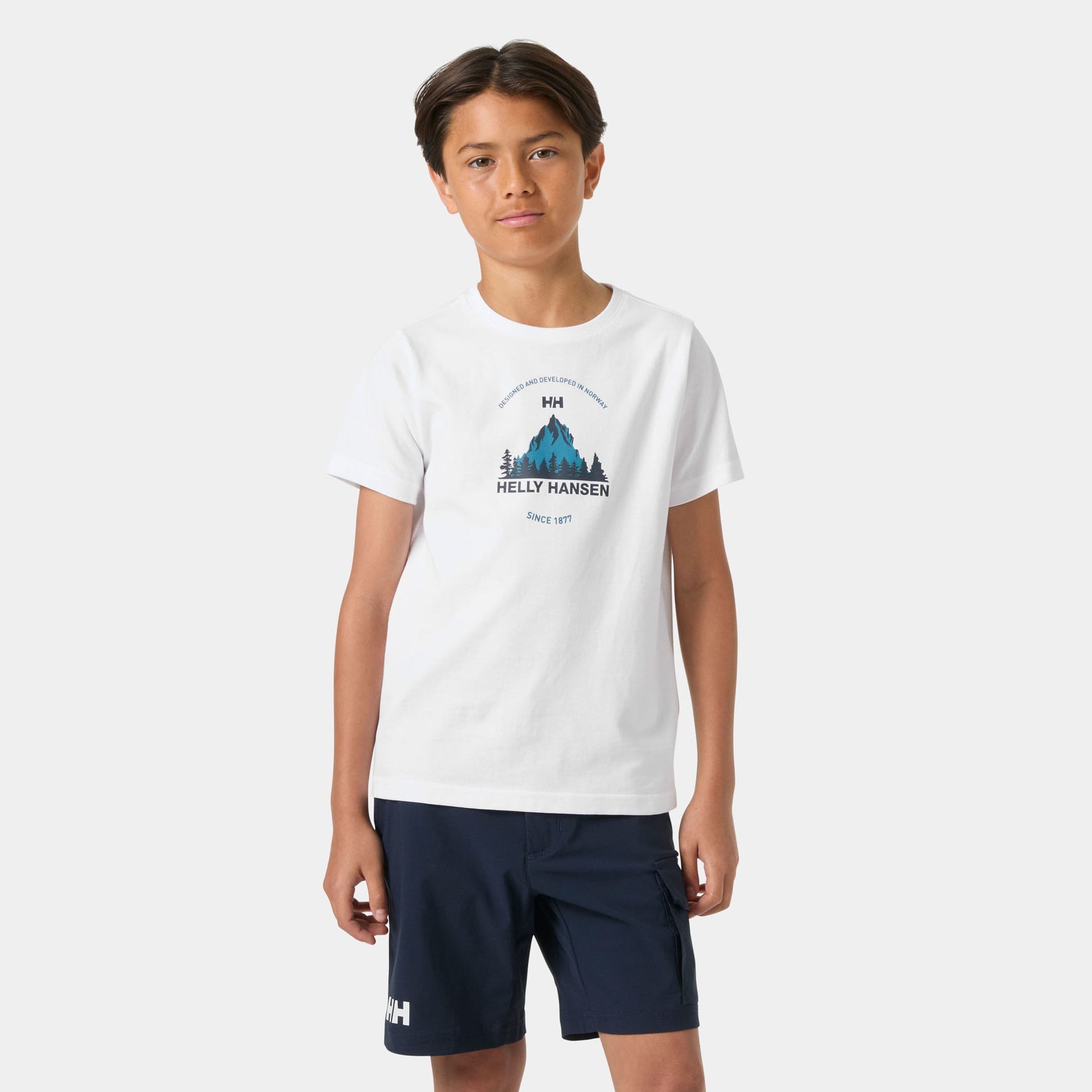 Helly Hansen Juniors' HH Graphic T-Shirt - cor 001