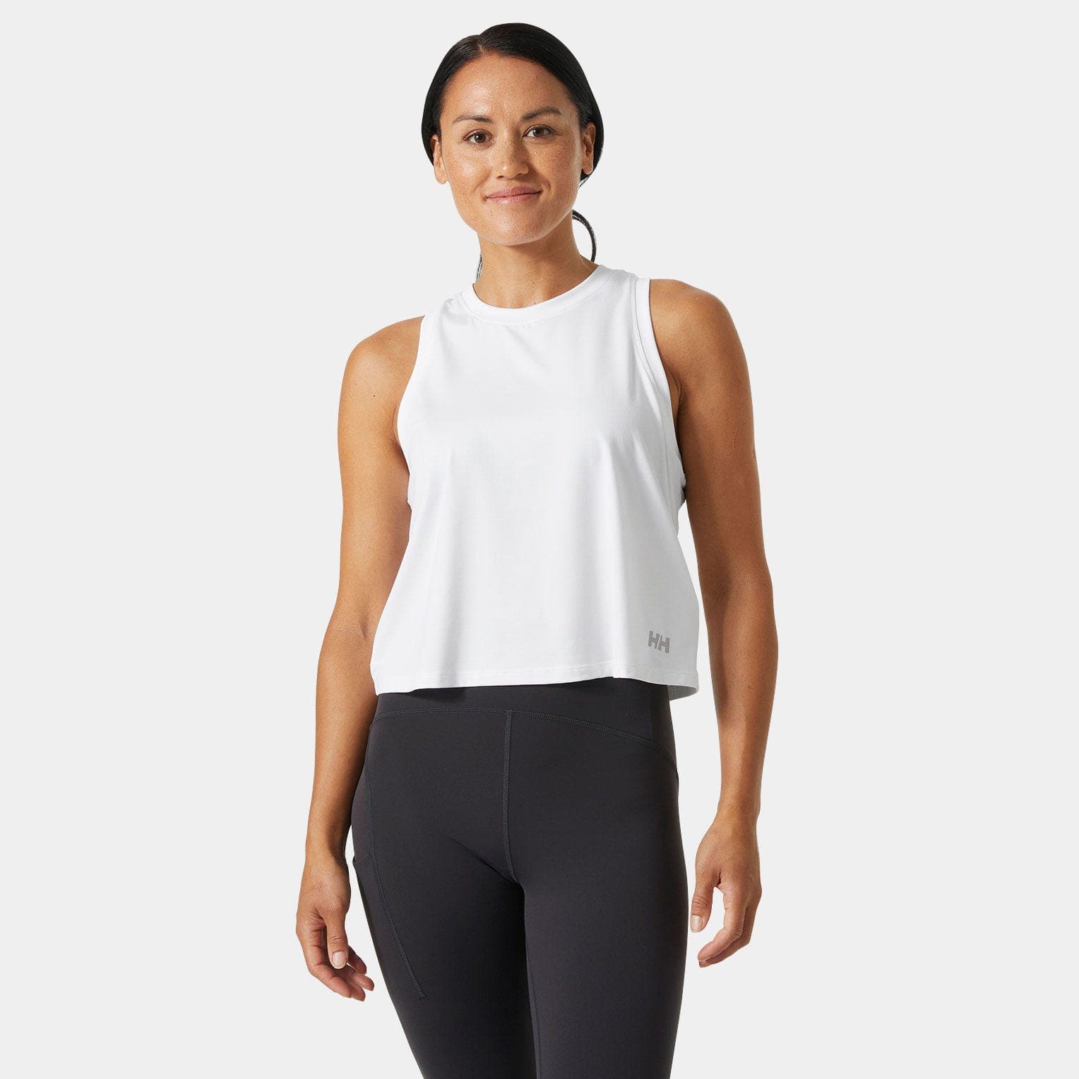 Helly Hansen W OCEAN CROPPED TANK TOP - cor 001