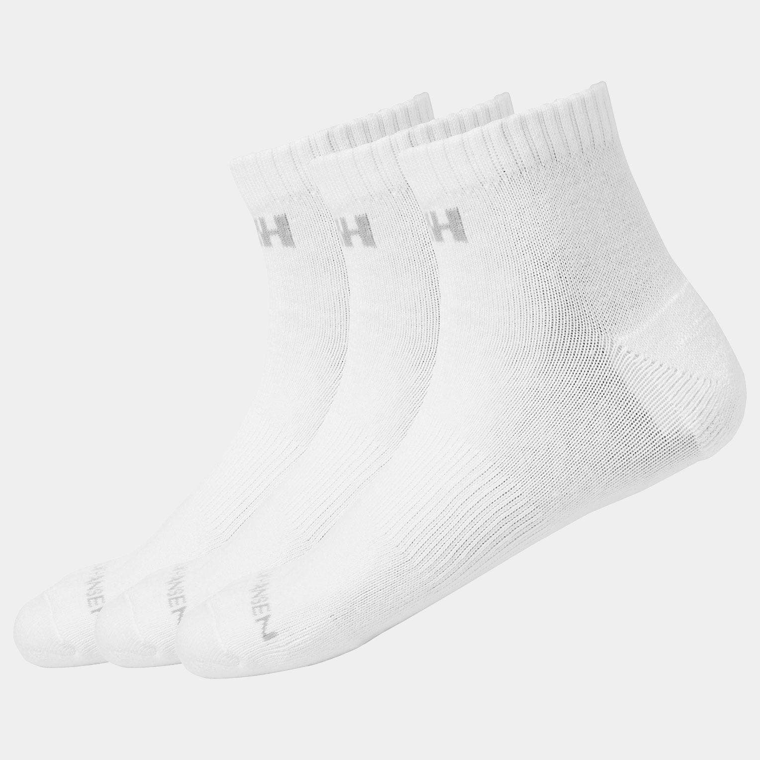 Helly Hansen Unisex 3 Pack Quarter Length Socks - cor 001