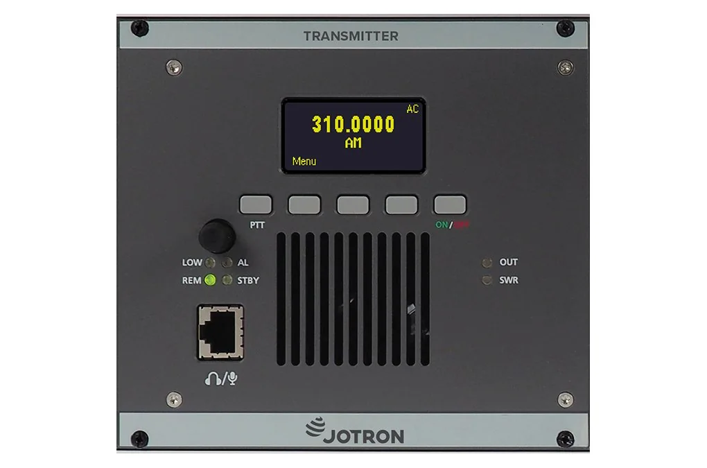 Transmissor UHF de banda larga Jotron TA-7650UWB